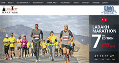 Desktop Screenshot of ladakhmarathon.com