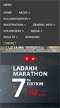 Mobile Screenshot of ladakhmarathon.com